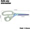 Premium Fabric Scissors Heavy Duty Multi-Purpose Titanium Coated Stainless Steel Leather Sewing Tailor's Scissors with Comfortable Handles, Craft Clothing shears
